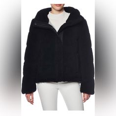 Brand New With Tags! Original Price $120 Calvin Klein Women's Faux Sherpa Coat Women’s Size Small The Signature Calvin Klein Logo Is Stitched Onto The Sleeve And The Addition Of Welt Pockets Give This Coat Added Flare And Function. Wrap Yourself Up This Season In The Warm Comfort Of This Cozy Sherpa Coat Calvin Klein Long Sleeve Puffer Jacket For Fall, Calvin Klein Winter Puffer Jacket For Cold Weather, Cozy Black Outerwear With Faux Fur Trim, Calvin Klein Black Cold Weather Outerwear, Calvin Klein Outerwear For Fall Cold Weather, Calvin Klein Outerwear For Cold Weather In Fall, Calvin Klein Winter Workwear Outerwear, Calvin Klein Fall Outerwear For Cold Weather, Calvin Klein Winter Outerwear For Work