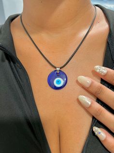 "✨Every necklace purchase comes with a free evil eye nose cuff✨ (limited) The Eye Amulet ( Nazar ) is used as spiritual protection to to ward off the \"Evil Eye\" , the negative energies of envy and jealousy. Rooted in hate, these negative energies aren't always blatant, and can be disguised as fake compliments and fake love. Eye Amulets like this necklace are the perfect adornments to remind you that you are always protected. May every evil eye upon me go blind May every tongue that rises again Black Evil Eye Spiritual Necklace, Black Spiritual Necklace With Evil Eye Detail, Black Spiritual Necklace With Evil Eye, Spiritual Black Evil Eye Necklace, Fake Compliments, Nazar Necklace, Nazar Amulet, Nose Cuff, Necklace Evil Eye