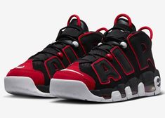 Nike Air More Uptempo 96  Black/Red/White  Size 10 US  FD0274-001 All of my items have been bought from Nike  Factory Store and are 100% genuine. SHIPPING The item will be shipped within 2 business days. RETURNS We accept returns within 30 days of delivery. Item must be  returned in unused / brand new condition with original packaging. ***** Nike Air More Uptempo 96, Uptempo 96, Nike Air More Uptempo, Nike Air More, Nike Retro, White Wolf, New Nike Air, Jordan 13, Hot Sneakers