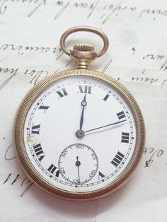 old antique gold plated pocket watch  Good working condition. Antique Pocket Watch With Stopwatch, Antique Round Pocket Watch With Stopwatch, Antique Gold Pocket Watch, Gold Pocket Watch, Pocket Watches, Old Antiques, Pocket Watch, Antique Gold, Jewellery And Watches