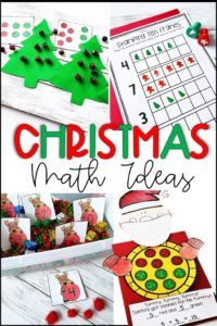 christmas math activities and printables for kids