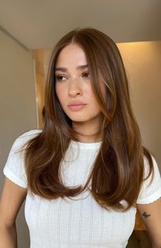 Long Brown Hair, Hair Inspo Color, Medium Length Hair Cuts