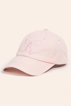 Add a touch of cuteness to your outfit with our Bow Embroidered Baseball Cap in charming pink! The perfect accessory for any casual day, this cap features a playful bow embroidered on the front, giving you a fun and unique look. Stay stylish and comfortable with this quirky cap! Light pink baseball cap Light pink embroidered bow design Adjustable Embroidered Bow, Pink Baseball Cap, Embroidered Baseball, Embroidered Baseball Caps, Bow Design, New Arrival Dress, Pink Bow, Baseball Cap, Apparel Accessories