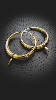 Brass Large Size Traditional Ethnic Design Rajasthani's Spike Hoops light weight Hoop Light, Spike Hoop Earrings, Boho Jewels, Ethnic Design, Jewelry Earrings Hoops, Ear Jewelry, Boho Earrings, Favorite Jewelry, Large Size