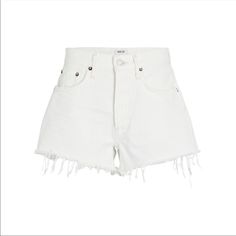 I Love These Shorts But They Are Too Small On Me Now! Great Condition. Barely Worn. Agolde Shorts, Cutoff Shorts, Cut Off Shorts, Me Now, Cut Off, Color White, Womens Shorts, I Love, Women Shopping