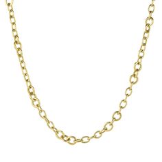 Marian Maurer City Link Necklace - Extra Small | Quadrum Gallery Luxury Oval Link Necklace, Luxury Gold Jewelry With Hook And Links, Luxury Oval Gold Chain Necklace, Luxury Yellow Gold Oval Necklace, Luxury Gold Oval Link Chain Necklace, Luxury Gold Oval Chain Jewelry, Luxury Gold Oval Chain Necklace, Luxury Gold Chain Necklace With Oval Link, Luxury Oval Gold Chain Necklaces