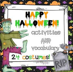 This Halloween package includes a variety of activities and vocabulary cards you can use in the weeks leading up to Halloween. Ladybug Fairy, French Halloween, Halloween Package, Halloween Vocabulary, French Crafts, Vocabulary Word Walls, Core French, Language Art Activities, Word Wall Cards