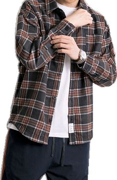 Long Sleeve Plaid Shirt For Streetwear, Casual Brown Long Sleeve Flannel Shirt, Plaid Long Sleeve Flannel Shirt For Streetwear, Long Sleeve Flannel Shirt For Streetwear, Long Sleeve Plaid Flannel Shirt, Plaid Long Sleeve Flannel Shirt, Long Sleeve Flannel Shirt With Pockets For Streetwear, Casual Plaid Long Sleeve Flannel Shirt, Casual Long Sleeve Winter Flannel Shirt