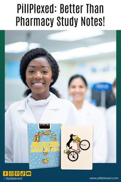 a woman in white lab coat holding a book