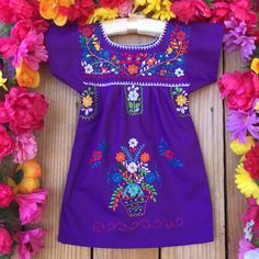 Beautiful Mexican Dresses Hand Embroidered Mexican Dresses Are Made Kind A Children Age , I Recommend Ordering By Child Age Fabric : Cotton Care : Hand Wash New - No Tags- Hand Made Embroidery Is Unique And Colorful In Each Dress Cute Cotton Embroidered Short Sleeve Dress, Cute Embroidered Short Sleeve Cotton Dress, Cute Dresses With Embroidered Hem And Short Sleeves, Cute Short Sleeve Dress With Embroidered Hem, Purple Cotton Embroidered Dress, Purple Embroidered Cotton Dress, Purple Dresses, Mexican Dresses, Purple Dress