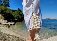 Cylinder ıvory macrame hand and shoulder bag,Basket luxury bag,Round long strap bag,Tasseled bag,Iphone gift ıdea,Fringed party bag,Boho bag Trendy Summer Crochet Bag With Tassels, Beach Crossbody Bag With Tassels, Bohemian Crochet Mobile Phone Bag For Summer, Macrame Crossbody Bag For Beach, White Crochet Mobile Phone Bag For Beach, Summer Macrame Crossbody Bag, Summer Crossbody Macrame Bag, White Crochet Bag For Summer Gift, Summer Travel Bags With Macrame