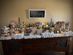 a table topped with lots of christmas decorations