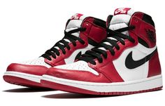 Air Jordan 1 Retro High OG Chicago 555088-101 – TELATAPA Air Jordan Puppet, Red High Top Nike Shoes, Luxury Jordan Shoes With Air Cushioning For Streetwear, Air Jordan 1 Retro High Og Brotherhood, Air Jordan 1 Mid Chicago, Jordan 1 Mid Chicago, Zapatillas Jordan Retro, Air Jordan 1 Chicago, Обувь Air Jordan