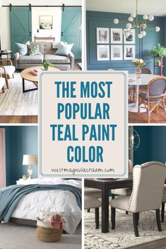 the most popular teal paint color