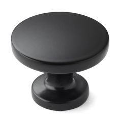 an image of a black knob on a white background