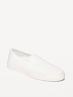 Women's Shoes | Old Navy Casual Slip-ons With Textured Footbed, Trendy Cushioned Slip-ons, Casual Solid Color Slip-ons, Casual Low-top Slip-ons With Textured Footbed, Casual Slip-resistant Round Toe Slip-ons, Casual Synthetic Slip-ons, Slip-resistant Round Toe Slip-on Sneakers For Spring, Comfortable Slip-ons With Vulcanized Sole And Round Toe, Cushioned Slip-ons With Round Toe For Streetwear