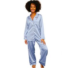 Satin Button Closure Machine Wash Long Sleeve Button Down Top & Long Elastic Drawstring Pants 2 Piece Pajama Set With Notch Neck Design And One Chest Pocket 95% Polyester 5% Spandex Bride & Braidmaids Night Pajama- Enjoy Bachelorette Bridal Party With Matching Cozy And Sexy Silk Pajama Set. Luxurious Satin Pajama Set For Women - Slip Into This Sexy Sleepwear For Women And Feel Your Best. Wear If For An Intimate Night And Lot Of Love. Made Of Satin, Pajama Sets Are Lightweight, Offering The Comfo Satin Pajama Sets, Satin Pjs, Sleepwear For Women, Night Pajama, Satin Pajama Set, Silk Pajama, Satin Pajama, Silk Pajama Set, Satin Pyjama Set