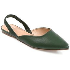 Journee Collection Womens Mallorca Flat - 20606543 | HSN Flats Online, Platform Block Heels, Slingback Flats, Block Heel Shoes, Famous Footwear, Strap Shoes, Pointed Toe Flats, Find Yourself, Journee Collection