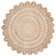 a round doily on a white background