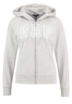 GAP Sweatjacke - B10 grey heather Grey Gap Hoodie, Gap Style, Gap Outfits, Hoodie Women, Gap Sweater, Gap Women, Clothing Logo