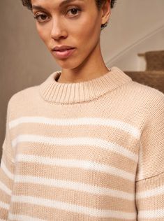 Marin Sweater – La Ligne Marin Sweater, Sweater Stripe, Quick Fashion, Fashion 70s, Tall Fashion, Fashion Hacks Clothes, Fashion Tips For Women, Vogue Fashion, Fashion Website