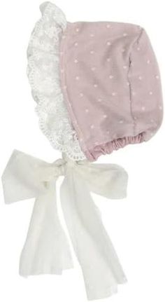 Introducing our adorable bonnet for baby girls, a delightful and stylish headgear that adds a touch of vintage charm to your little one's ensemble. Lovingly crafted with care, this bonnet is made from soft and breathable cotton, ensuring a comfortable and gentle fit against your baby girl's delicate skin. Cute Pink Cotton Bonnet, Pink Cotton Bonnet For Spring, Cute Pink Bonnet For Spring, White Cotton Bonnet, One Size Fits Most, White Cotton Bonnet For Baptism, White Cotton Bonnet For Spring, Adjustable Cotton Bonnet With Lace Trim, Cute Adjustable Cream Bonnet, Fitted Cotton Bonnet With Lace Trim