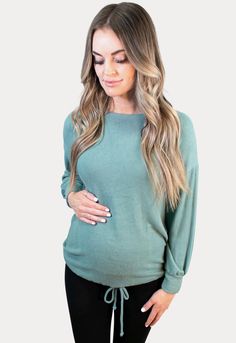 Size: 1 Pregnancy Fashion Fall, Months Of Pregnancy, Fall Maternity, Shade Of Blue, Pregnancy Months, Cool Weather, Solid Sweaters, Maternity Gowns, Maternity Top