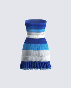 Rania Blue Sweater Mini Dress – FINESSE Fitted Color Block Winter Dress, Fitted Color Block Dress For Winter, Blue Knitted Sweater Dress, Blue Knitted Winter Dress, Blue Stretch Knit Dress, Blue Fitted Knit Mini Dress, Fitted Blue Knitted Dress, Blue Color Block Mini Dress, Blue Knit Mini Dress