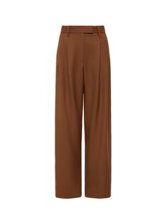 The Classico Tailored Trousers by Esse Studios are the perfect, full-length everyday trouser featuring a pleated front and high-rise waist. The pants are detailed with belt loops and four pockets. Pair with the matching waistcoat to complete the look.[tab] Composition: 100% Wool Size and Fit: Runs True to Size Care Instructions: Dry Clean Only Origin: Imported SKU: ESS50PP15 Questions about size, fit, or how to style? The KZ team is here to help you look and feel your best! Chat with our stylist Esse Studios, Tan Trousers, Classic Pants, Dark Tan, Tailored Pants, Tailored Trousers, How To Style, Trousers Women, Care Instructions