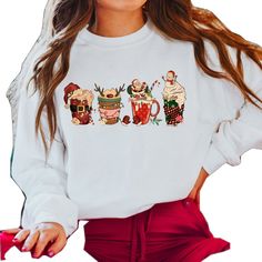 Gift For Coffee Lover, Cute Christmas Shirt, Cute Christmas Shirts, Coffee Sweatshirt, Coffee Lover Gifts, Cute Christmas, Christmas Shirt, Christmas Sweatshirts, Christmas Shirts