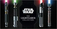 star wars the lightsaber collection is shown in various colors and sizes, including one light saber