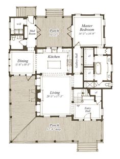 the floor plan for this house