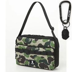 Trendy Fashion BAPE Camo MOOK Book A Bathing Ape Shoulder Bag 2021 Autumn Winter Collection, Fashion mens bags Bape Backpack, Bape Bag, Bape Camo, Business Laptop Bag, Autumn Winter Collection, Messenger Bag Men, Bathing Ape, A Bathing Ape, Shoulder Messenger Bag