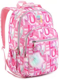 Mochila Feminina Just Love Teen Escolar Passeio  Escolha perfeita para os pequenos e as pequenas que gostam de estilo e funcionalidade e principalmente: personagens, em cada passeio e dia de escola. Com um design moderno e espaçoso, esta mochila vai se tornar a companheira favorita de todos os pequenos entusiastas aventureiros e estudantes cheios de estilo.   Com compartimentos inteligentes, ela oferece amplo espaço para livros, lanches, brinquedos ou tudo o que você precisa para um dia cheio de Kids Bags, Luggage Bags, School Supplies, Abercrombie Fitch, Just Love