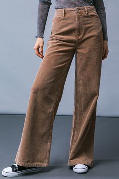 A corduroy pant featuring front closure, side pockets, wide leg and back pockets This season, make a statement in How Dare You Corduroy Pants. Crafted from luxuriously soft corduroy, these pants feature a front closure, side pockets and a wide leg cut that allows for maximum movement and comfort. Finer details include back pockets, adding a touch of sophistication to your look. Wear these pants to unlock a new level of class and style. Details Self : 75% Cotton 25% Polyester Size & Fit - Model i Burgundy Corduroy Pants Outfit, Corduroy Wide Leg Pants, Corduroy Pant, Girl Vibe, Health Books, Flying Tomato, Skirt Jumpsuit, Resort Collection, Virtual Closet