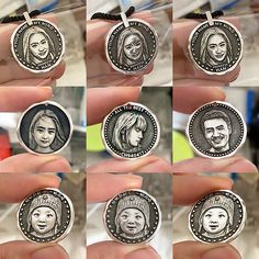 Our gorgeous personalized photo coin or pendant is the perfect way to make sure that your special people/pet are always with you every day. Engrave beautiful pictures and memorable quotes on this 925 sterling silver, it's durable and scratch resistant. Available as a coin or pendant, you will treasure it for a lifetime. Material: 925 Sterling Silver S I Z E S Mini, Small, or Large. P R O D U C T I O N T I M E 20-30 business days custom-made to-order turnaround time. Adjustable Silver Coin Necklace Gift, Handmade Dog Tag Necklace For Gift, Customized Silver Jewelry For Keepsake, Customized Round Jewelry For Best Friend, Customized Jewelry Gift For Best Friend, Personalized Gift Jewelry With Coin Pendant, Personalized Coin Pendant Jewelry, Handmade Dog Tag Jewelry For Gifts, Handmade Dog Tag Jewelry Gift