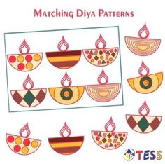 the pattern for matching diya patterns