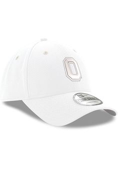 This Ohio State Buckeyes White Adjustable Hat features a front embroidered throwback team logo and team wordmark on the rear with adjustable closure. New Era Stretch Snap 9FORTY, Front embroidered team logo, Inner flexible sweatband for improved fit, 6-panel construction with embroidered eyelets, Adjustable Closure, Polyester material, Polyester, Wipe clean with cloth or cleaning kit, 4 Collegiate White Visor Hat, White Casual Baseball Cap For Fans, White Collegiate Visor Hat, Casual White Baseball Cap For Fans, White Casual Game Day Fitted Hat, White Casual Fitted Hat For Game Day, Casual White Fitted Hat For Game Day, Collegiate White Baseball Cap, White Team Spirit Baseball Cap For Sports