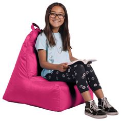 Kids love to take this favorite cushy seat with them everywhere! The Cali Alpine Bean Bag Chair is lightweight with built-in handles for easy portability from living room to garage and even dry trips outside. Ruggedly durable coated Oxford nylon cover is water-, stain-, tear-, and abrasion-resistant for all kinds of little adventures. Filled with shape-retaining foam beads that form to body contours then re-expand back to their original shape for a comfy seat every time. Double-stitched seams and childproof locking zippers keep the foam beads safely inside. Cali Bean Bags can handle the wear and tear of home, school or commercial environments. Available in new fresh colors that match any style and brighten up any space! Do not leave outside; not waterproof - do not use on damp ground or su Saving Sam, Furniture For Kids, Comfy Seating, Flexible Seating, Bean Bags, Bag Chair, Soft Seating, Comfy Chairs, French Blue