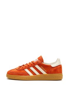 Adidas Handball Spezial "Preloved Red/Cream White" Sneakers - Farfetch Adidas Handball Spezial, Adidas Handball, Versace Outfit, Chanel 2, Flat Boots, Ballet Flat Shoes, Pump Sandals, Ski Wear, Boots For Sale