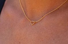 Little Heart necklace. Minimalist necklace. Gold plated heart necklace. Chain Necklace. Layered necklace You can wear this necklace alone or stack it with othersSo cute and simple! This delicate and dainty necklace is made with: ♥ Gold plated heart, measures approx 6* 6mm ♥ Delicate gold plated chain. Choose the length! Visit my shop for more little things ♥ ♥ ♥ http://www.etsy.com/shop/lizaslittlethings?ref=si_shop ♥ ♥ ♥ ♥ ♥ ♥ ♥ ♥ INFO ♥ ♥ ♥ ♥ ♥ ♥ ♥ ♥ I ship worldwide by International Air Mail Simple Heart Necklace With Delicate Chain For Everyday, Simple Everyday Necklaces With Heart Shape, Simple Everyday Heart-shaped Necklace, Simple Everyday Heart Necklace, Simple Heart Charm Necklaces, Simple Heart Necklace With Delicate Chain, Cute Heart-shaped Everyday Necklaces, Cute Everyday Heart Necklaces, 90's Aesthetic