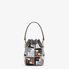 Fendi Mon Tresor Bag, Fendi Bucket Bag, Fendi Bucket, Embroidery Motif, Timeless Bags, Embroidery Motifs, Airport Style, Designer Bag, Luxury Interior