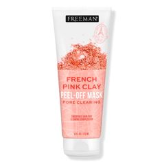 4/25 Freeman French Pink Clay Peel-Off Mask 4 Items For $25 4/25 Unused Bottle 1.5 Fl Oz Boost Your Skincare Routine With This Smoothing Peel-Off Mask. Freeman's French Pink Clay Peel-Off Mask Helps Remove Impurities And Detoxifies Pores For A Fresh, Glowing Complexion. Perfect For Normal To Combination Skin. Benefits Includes (1) 6.0 Oz Tube Smoothes Skin For Glowing Complexion Perfect For Normal To Combination Skin Types Free Of Harsh Chemicals Vegan French Pink Clay, French Pink, Combination Skin Type, Nose Strips, Peel Off Mask, Beauty Products Drugstore, Pink Clay, Glowing Complexion, Skin Benefits