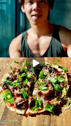 Harrison Tran on Instagram: "5 min pizza: crisp AND chew 🍕 what toppings would you add?

aka bánh tráng nướng… but with smoked beef rib 🍖 one of my favorite Viet-Texas BBQ fusions!

#pizza #vietnam #vietnamese #vietnamesefood #vietnamesecuisine #bbq #flatbread #thincrust #quickmeal #rice #snack #ricepaper #springroll #fingerfood #partyfood #cheesepizza #fusion #fusionfood #easymeals #munch #breakfast #easyrecipes #quickrecipes #gameday #homecooking #crunchy #onepanmeal #vegetarianfood #simplerecipes #crispy"