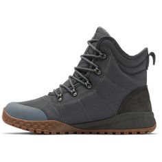 A versatile alternative to bulky winter boots  the men's Columbia Fairbanks Omni-Heat boots have all the warmth and weather protection you need for trudging through puddles  mud  snow and cold temps. Winter Waterproof Boots With Round Toe, Functional Waterproof Boots With Round Toe For Winter, Gray Winter Boots With Rubber Sole, Rugged Winter Lace-up Boots For Outdoor, Rugged Lace-up Boots For Winter Outdoor Activities, Rugged Lace-up Boots For Winter Outdoor, Functional Winter Hiking Work Boots, Functional Winter Boots For Outdoor Work, Waterproof Ankle Boots For Hiking With Rubber Sole