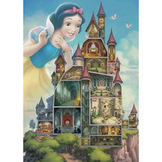 snow white and the seven dwarfs'castle from disney's snow white and the seven dwarfs