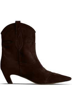 KHAITE The Dallas Ankle Boots - Farfetch Khaite Dallas Boot Outfit, Ankle Boots Brown, Boot Shoes, Brown Ankle Boots, Boot Brands, Coffee Brown, Boots Brown, Flat Boots, Ballet Flat Shoes