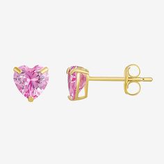 Earring Back: PostShape: HeartStone: Cubic ZirconiaStone Cut: HeartStone Millimeter Measurement: 6 Mm Length, 6 Mm WidthMetal Color: YellowEarring Length: 6mmEarring Width: 6mmMetal: 10k GoldCare: Polishing ClothStone Type: 2 Cubic ZirconiaCountry of Origin: Imported Heart Stud Earrings, Earrings Stud, Heart Studs, Heart Earrings Studs, Earring Backs, 10k Gold, Jewellery And Watches, Cubic Zirconia, Gift Box