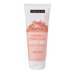 Freeman French Pink Clay Peel Off Pore Clearing Face Mask 6oz/ 175mlBoost your skincare routine with this peel-off mask. French Pink Clay removes impurities and detoxifies pores, leaving a smooth, glowing complexion. Perfect for normal to combo skin. Freeman Mask, Freeman Face Mask, Face Mask Peel Off, Clear Smooth Skin, Clear Skin Routine, French Pink Clay, Peeling Mask, French Pink, Pink Mask