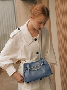 Editor's NotesLOEUVRE's bag is inspired by the mid-day in Paris.- Light-weighted string wrinkle shoulder bag- Eye-catching classic silhouette- Minimal and soft curved shape- Spacious body for daily essentials- Feminine and minimal style- Daily point itemMeasurements(in.)- Size: 10.2in. (W) / 6.9in. (L) / 3.5in. (D)- Long shoulder 16.9in. - 18.1in.- Strap drop 11.0in.Composition & Care- Upper: Cow leather /Lining: Twill- Hardware: 14k gold brass- Avoid direct heat and moisture- Professional c Elegant Soft Leather Shoulder Bag For Spring, Elegant Spring Shoulder Bag In Soft Leather, Elegant Soft Leather Bag For Spring, Elegant Spring Baguette Bag With Detachable Strap, Elegant Crossbody Baguette Bag For Spring, Elegant Spring Soft Leather Hobo Bag, Elegant Spring Hobo Bag In Soft Leather, Elegant Spring Hobo Bag For Daily Use, Paris Lights